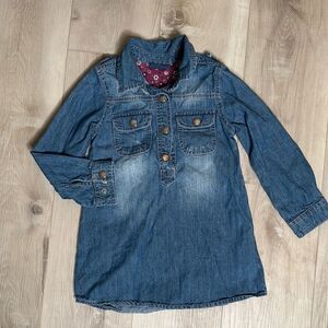 Girls Jean Dress Size XS 4/5